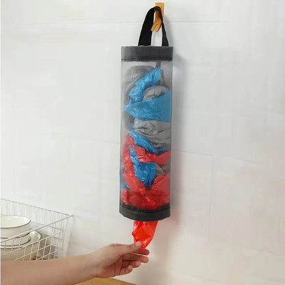 Hanging Mesh Plastic Bag Organizer, Pack of 3