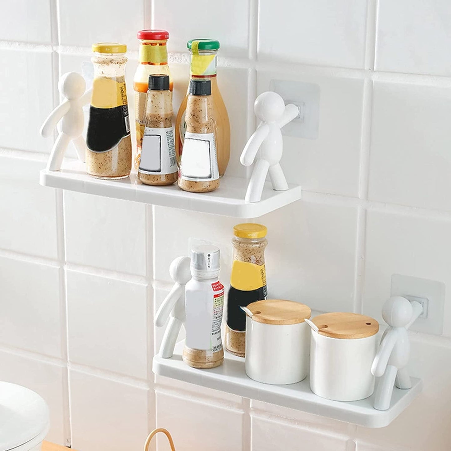 Wall Mounted Character Storage Shelf (2 Pcs)