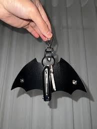 Premium Leather Batsman Keychain
