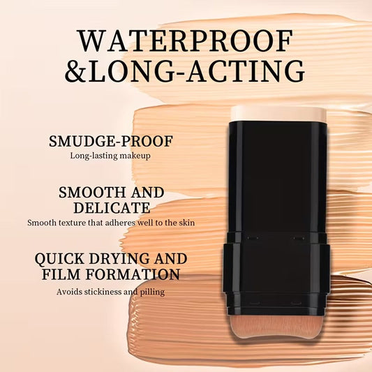 2-in-1 Korean Foundation Stick + Blending Brush