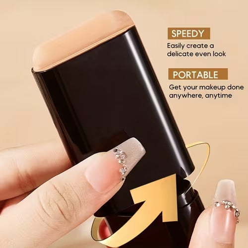 2-in-1 Korean Foundation Stick + Blending Brush