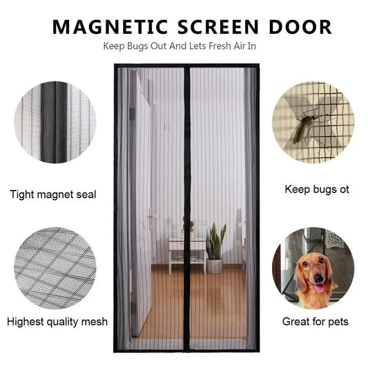 Magnetic Mosquito Screen Door Net