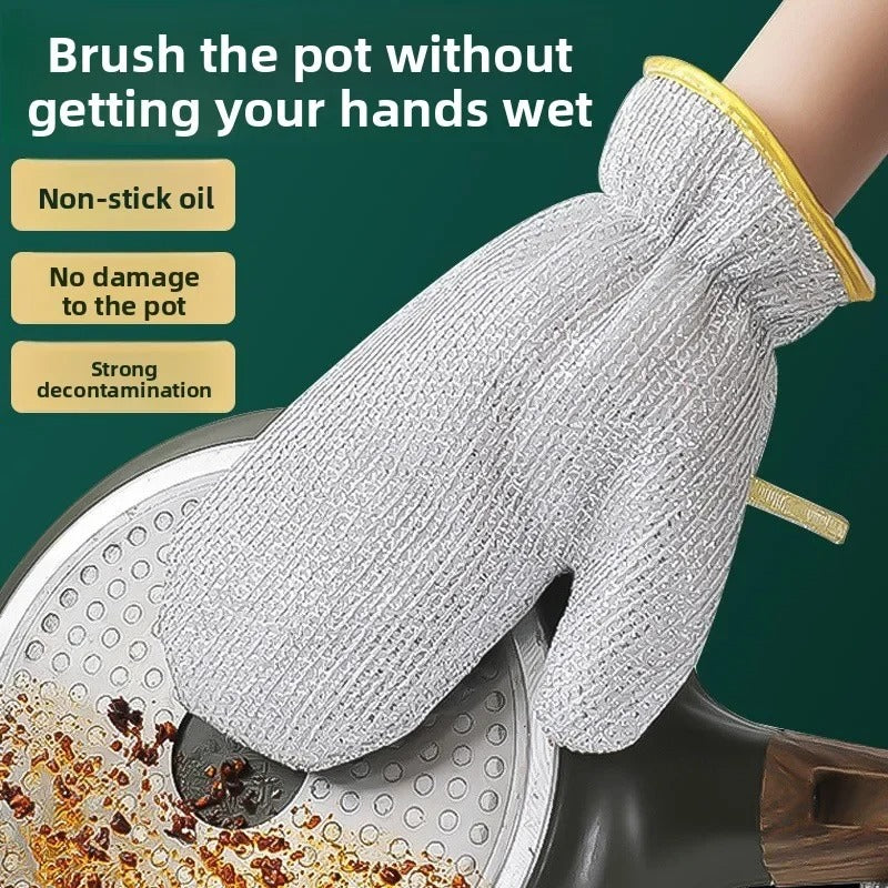 Steel Wire Cleaning Gloves