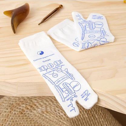 Foot Massage Acupressure Socks (SOCKS + STICK)