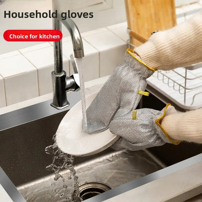 Steel Wire Cleaning Gloves