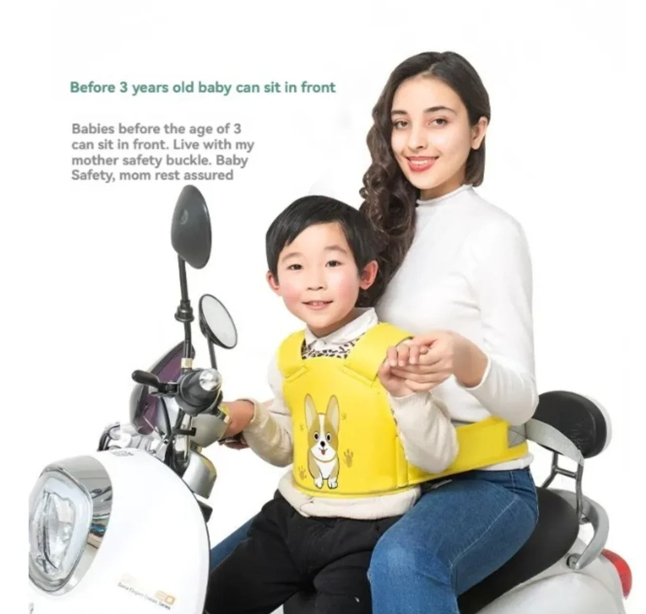 Kids Motorcycle Bicycle Bike Safety Seat Belt