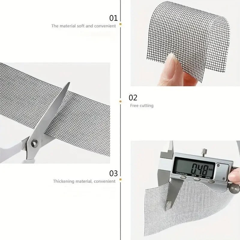2m Length Screen Window Repair Tape Roll