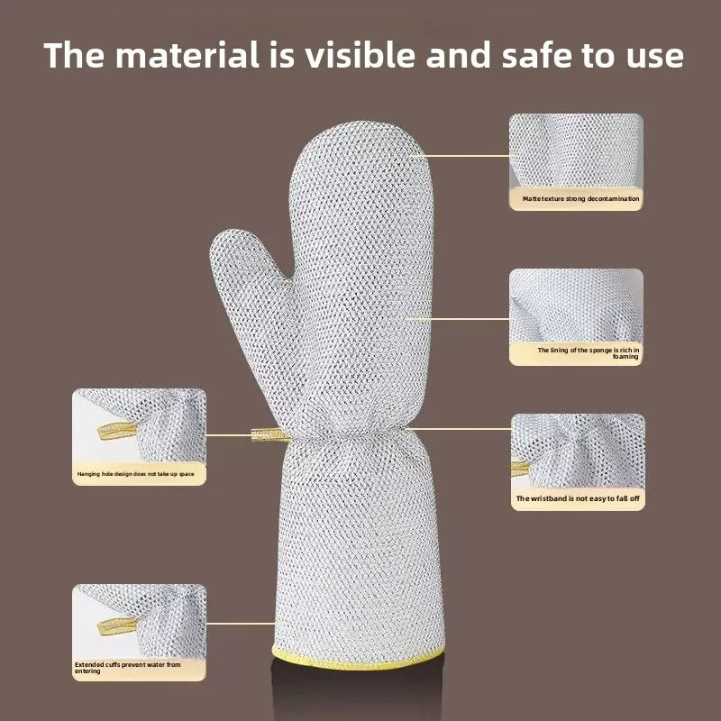 Steel Wire Cleaning Gloves