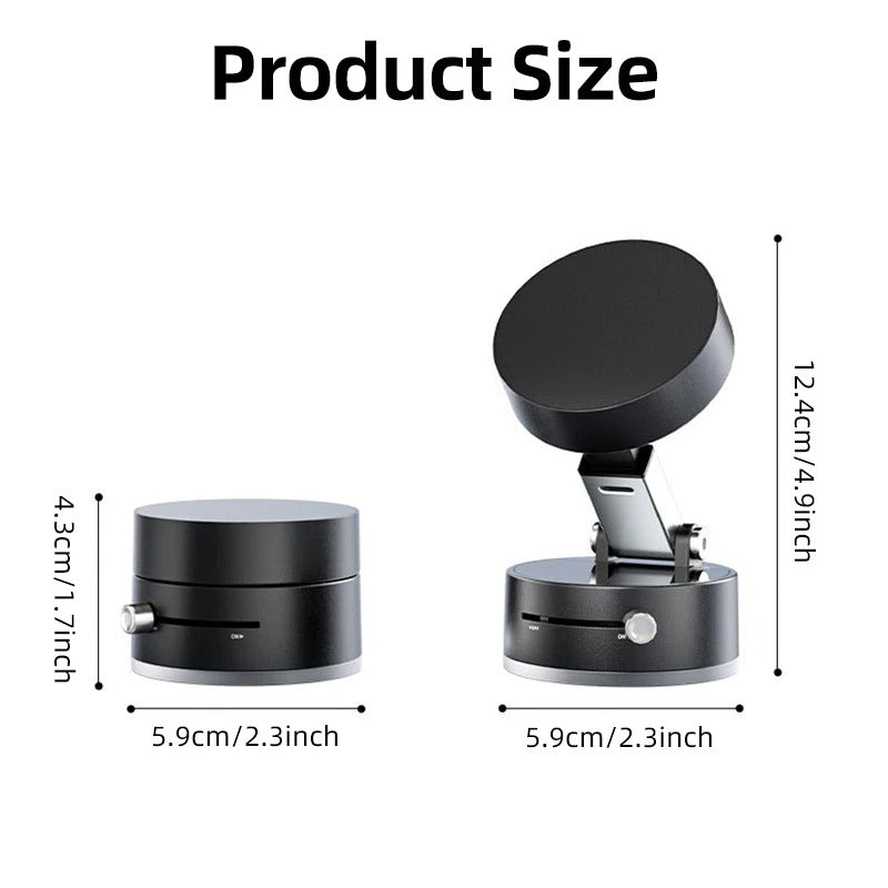 360° Rotating Magnetic Suction Cup Phone Holder