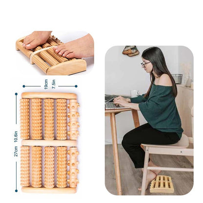 1pc Wooden Foot Massager