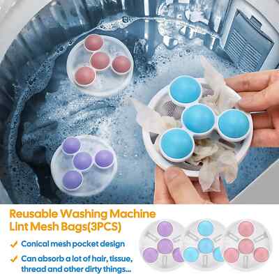 Reusable Washing Machine Pet Hair & Lint Remover