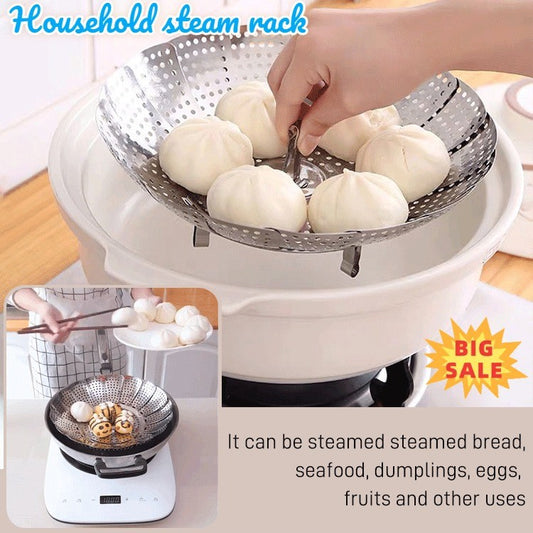 Stainless Steel Foldable Food Steamer